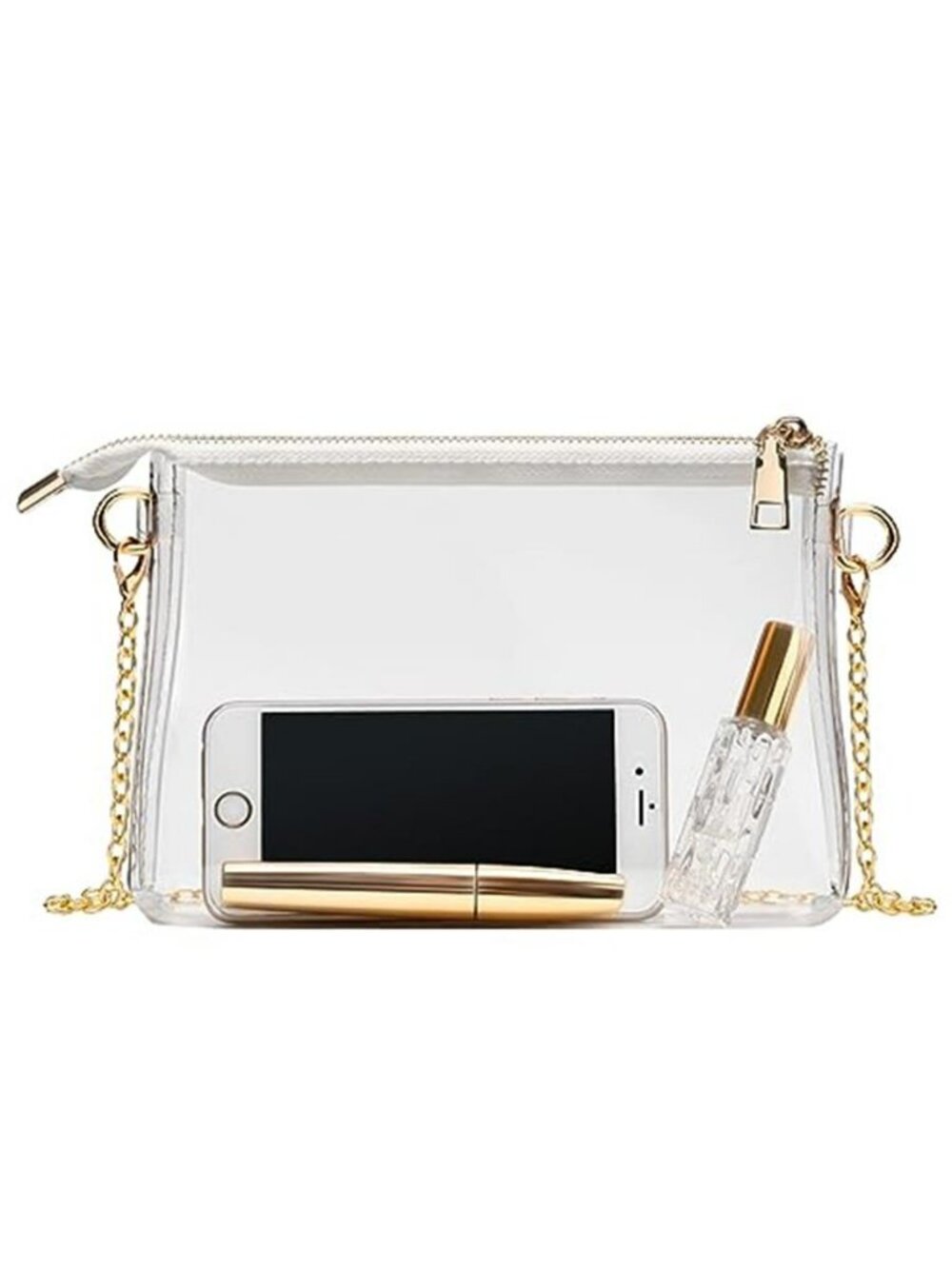 Clear Purse for Women - Stadium Approved Small Crossbody Bag with